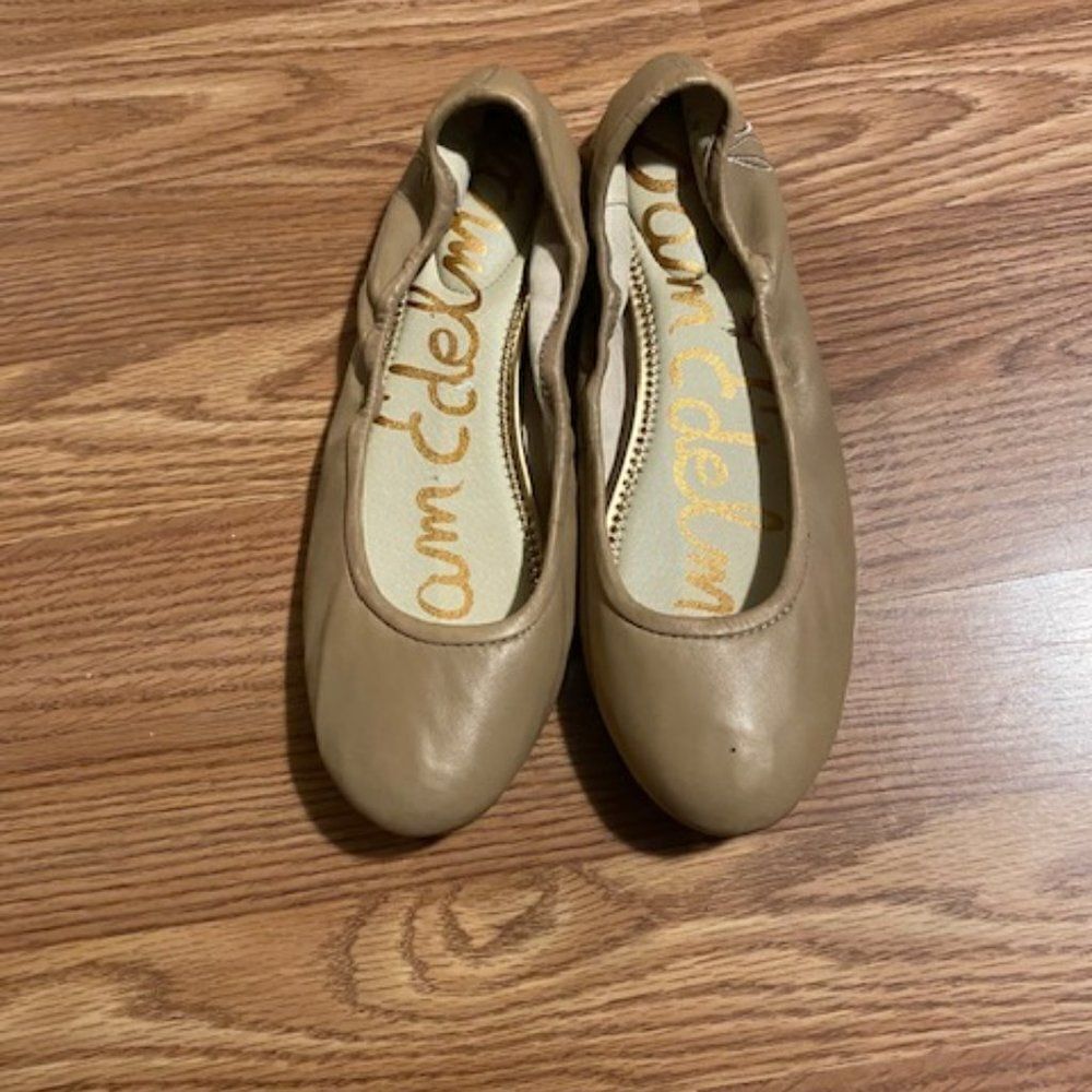 Sam Edleman Fritz Beige Ballet flats, size 9 - Picture 2 of 12